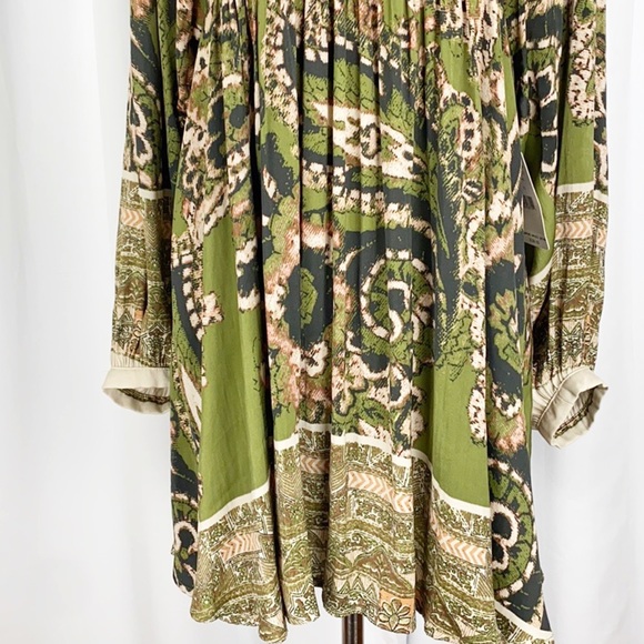 Free People Say You Love Me Minidress in Green - Picture 6 of 15